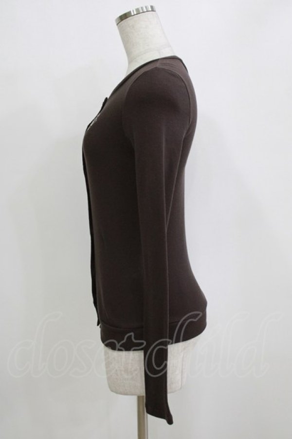 画像2: Emily Temple cute / キャサリンカーディガン  茶 H-26-01-14-074-ET-TO-KB-ZH (2)