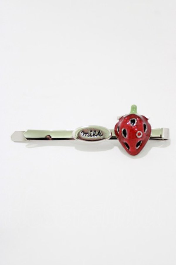 画像1: MILK / ストロベリーヘアピン  レッド H-26-01-14-076-ML-AC-KB-ZH (1)