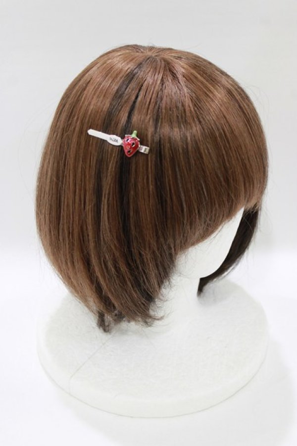 画像2: MILK / ストロベリーヘアピン  レッド H-26-01-14-076-ML-AC-KB-ZH (2)