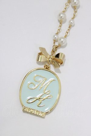 画像: MILK / チャームパールネックレス  サックス H-26-01-14-079-ML-AC-KB-ZH