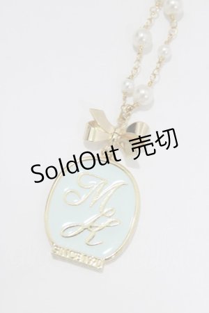 画像: MILK / チャームパールネックレス  サックス H-26-01-14-079-ML-AC-KB-ZH