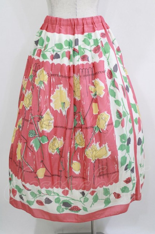 画像3: Jane Marple Dans Le Salon / Days with rosesラップスカート  ローズ H-26-01-14-013-JM-SK-KB-ZH (3)