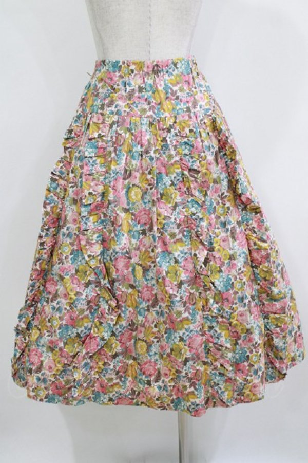 画像3: Jane Marple Dans Le Salon / Sandrineサイドフリルスカート Free ローズ H-26-01-14-014-JM-SK-KB-ZH (3)