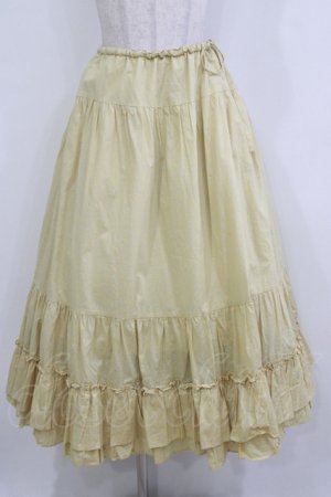 画像: Jane Marple / フレンチドットティアードスカート  french mustard×sax H-26-01-14-015-JM-SK-KB-ZH