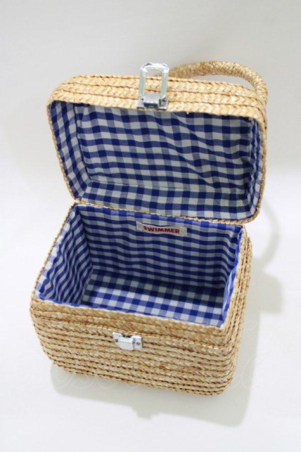 画像6: SWIMMER / ストローバッグ・ハットセット  ブルー H-26-01-15-002-EL-BG-NS-ZH (6)