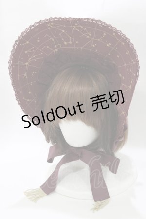 画像: Angelic Pretty / メルカトル骨董品店ボンネット  ボルドー H-26-01-15-040-AP-AC-NS-ZH