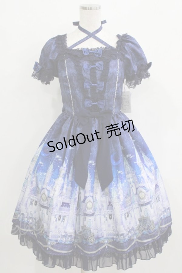 画像1: Angelic Pretty / Castle Mirageワンピース Free ネイビー H-26-01-15-042-AP-OP-NS-ZH (1)