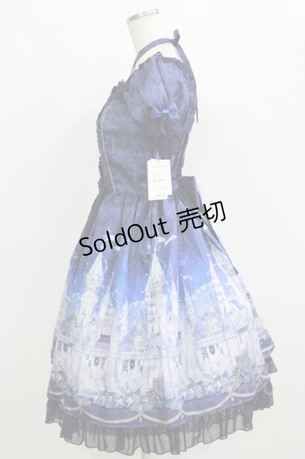 画像2: Angelic Pretty / Castle Mirageワンピース Free ネイビー H-26-01-15-042-AP-OP-NS-ZH (2)