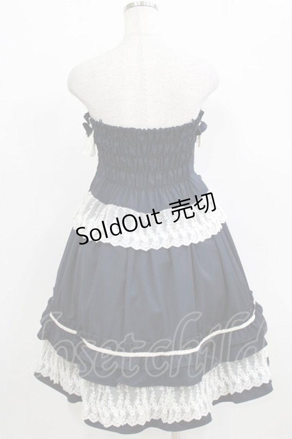 画像3: ALICE and the PIRATES / パールチェーンジャンパースカート Free ネイビー H-26-01-15-048-PA-OP-NS-ZH (3)