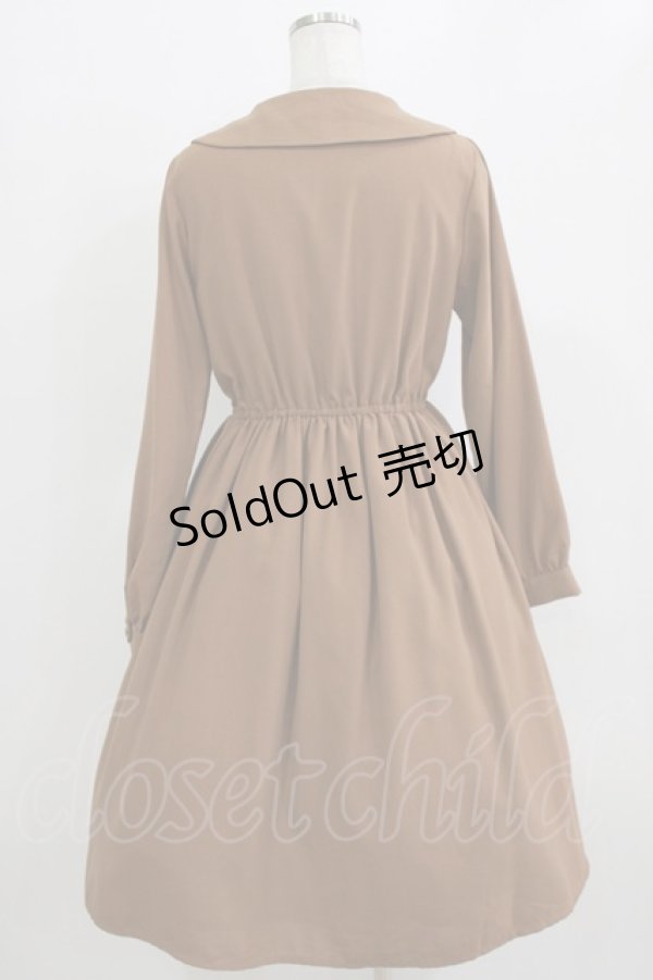 画像3: Fi.n.t / リボンタイ付きダブル釦ワンピース Free  H-26-01-15-051-CA-OP-NS-ZH (3)