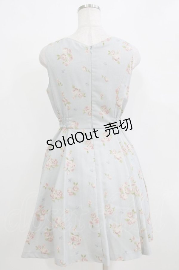 画像3: Secret Honey / 花柄ワンピース Free ブルー H-26-01-15-054-CA-OP-NS-ZH (3)