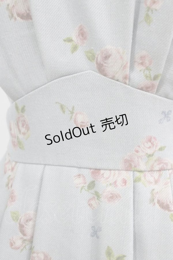 画像4: Secret Honey / 花柄ワンピース Free ブルー H-26-01-15-054-CA-OP-NS-ZH (4)