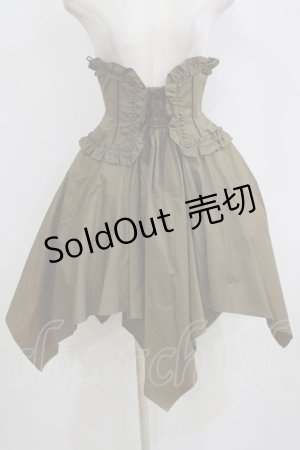 画像: ALICE and the PIRATES / アビルダコルセットスカート Free カーキ H-26-01-15-055-PA-SK-NS-ZH