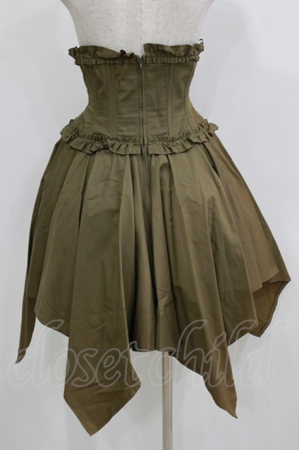 画像3: ALICE and the PIRATES / アビルダコルセットスカート Free カーキ H-26-01-15-055-PA-SK-NS-ZH (3)