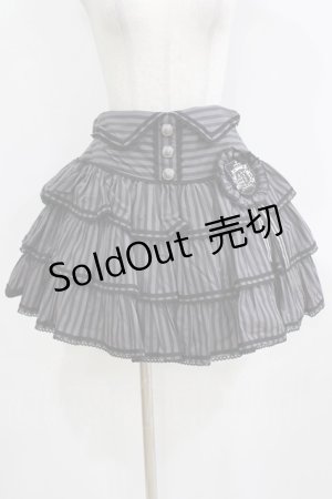 画像: Angelic Pretty / ヴィンテージストライプスカート Free グレー H-26-01-15-061-AP-SK-NS-ZH