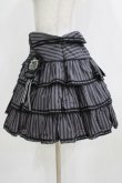 画像2: Angelic Pretty / ヴィンテージストライプスカート Free グレー H-26-01-15-061-AP-SK-NS-ZH (2)