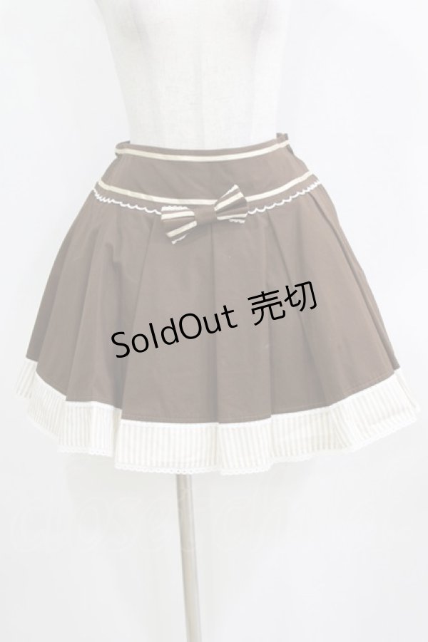 画像1: Angelic Pretty / ときめきGirlスカート Free ブラウン H-26-01-15-063-AP-SK-NS-ZH (1)