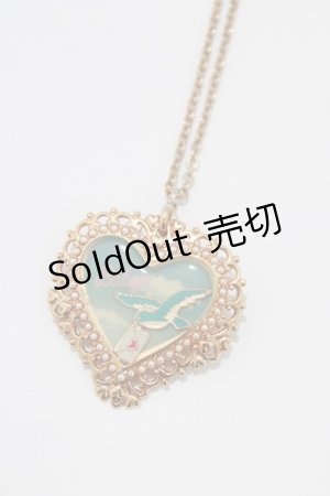 画像: BABY,THE STARS SHINE BRIGHT / 青い鳥ブローチペンダント  ゴールド H-26-01-15-006-BA-AC-NS-ZH