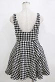 画像3: Ank Rouge / 千鳥格子ジャンパースカート M ブラック H-26-01-15-065-CA-OP-NS-ZH (3)