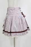 画像2: Angelic Pretty / ブリジットストライプスカート Free ボルドー H-26-01-15-066-AP-SK-NS-ZH (2)