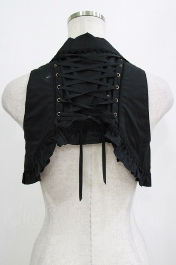 画像3: ALICE and the PIRATES / アビルダショートベスト Free ブラック H-26-01-15-069-PA-TO-NS-ZH (3)