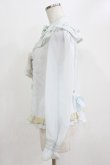 画像2: metamorphose / シフォンチュールブラウス Free サックス H-26-01-15-073-ME-BL-NS-ZH (2)
