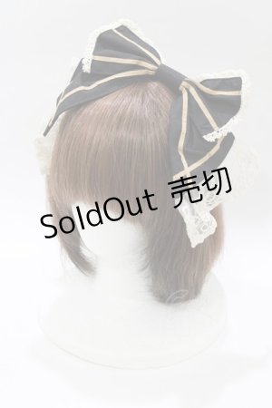 画像: BABY,THE STARS SHINE BRIGHT / セーラーリボンカチューシャ(バーバリー)  ブラック H-26-01-15-008-BA-AC-NS-ZH