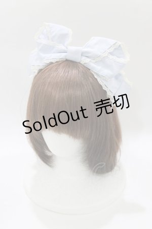 画像: Angelic Pretty / ロマンティックノートカチューシャ  サックス H-26-01-15-009-AP-AC-NS-ZH