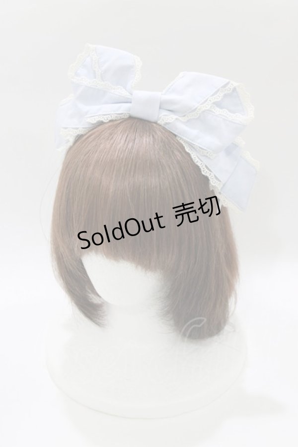 画像1: Angelic Pretty / ロマンティックノートカチューシャ  サックス H-26-01-15-009-AP-AC-NS-ZH (1)