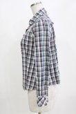 画像2: Amavel / チェックブラウス Free ホワイト H-26-01-15-087-CA-BL-NS-ZH (2)
