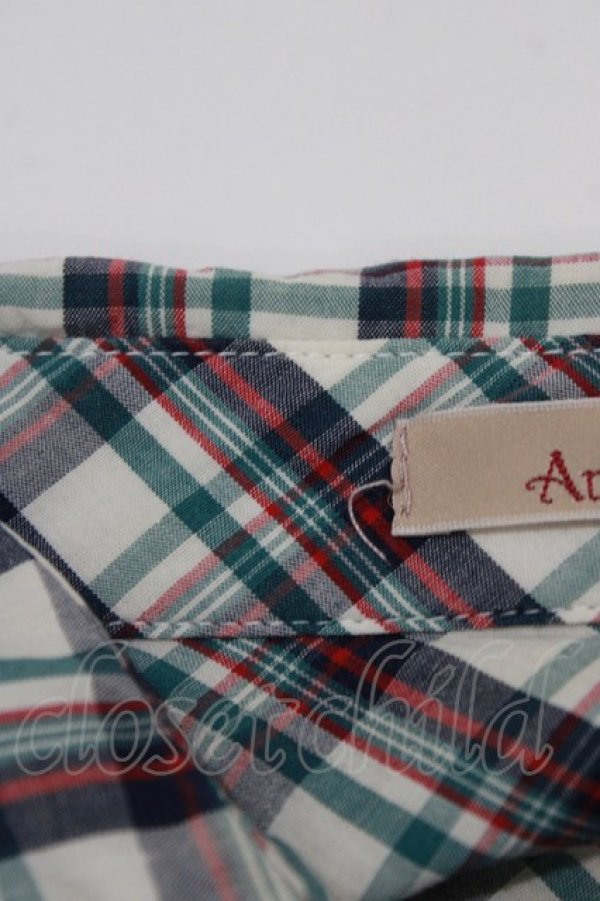 画像5: Amavel / チェックブラウス Free ホワイト H-26-01-15-087-CA-BL-NS-ZH (5)