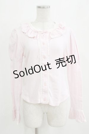 画像: BABY,THE STARS SHINE BRIGHT / スクエアネックフリルカーディガン Free ピンク H-26-01-15-088-BA-TO-NS-ZH