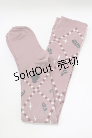 画像: metamorphose / Dark night guardianオーバーニー  ピンク H-26-01-15-011-ME-ZA-NS-ZH