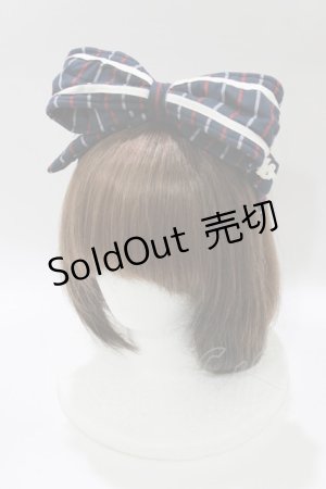 画像: metamorphose / セーラーカチューシャ（レジメンストライプ）  ネイビー H-26-01-15-013-ME-AC-NS-ZH