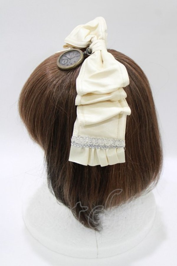 画像2: ALICE and the PIRATES / Steam Aliceカチューシャ  アイボリー H-26-01-15-018-PA-AC-NS-ZH (2)