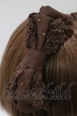 画像2: Angelic Pretty / きらきらななめリボンカチューシャ  ブラウン H-26-01-15-021-AP-AC-NS-ZH (2)