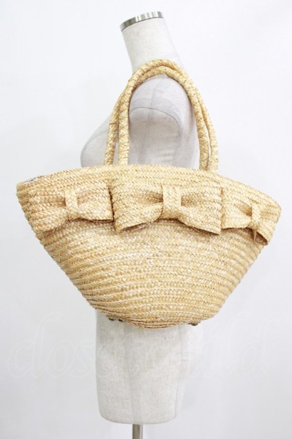 画像2: SWIMMER / ストローバッグ・ハットセット  ブルー H-26-01-15-002-EL-BG-NS-ZH (2)