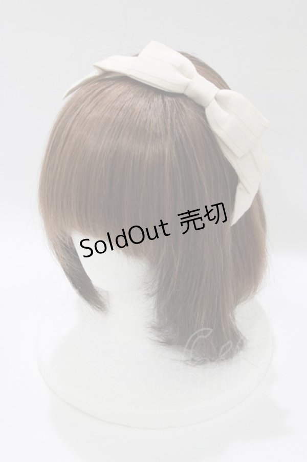 画像1: Angelic Pretty / Afternoon Girlカチューシャ  アイボリー H-26-01-15-024-AP-AC-NS-ZH (1)