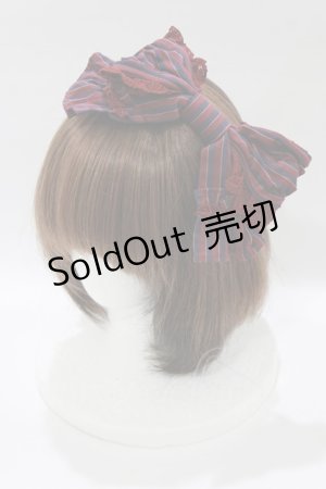 画像: BABY,THE STARS SHINE BRIGHT / レジメンタルオリヴィアカチューシャ  ボルドー H-26-01-15-027-BA-AC-NS-ZH