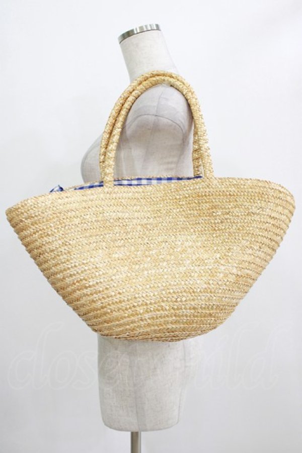 画像3: SWIMMER / ストローバッグ・ハットセット  ブルー H-26-01-15-002-EL-BG-NS-ZH (3)