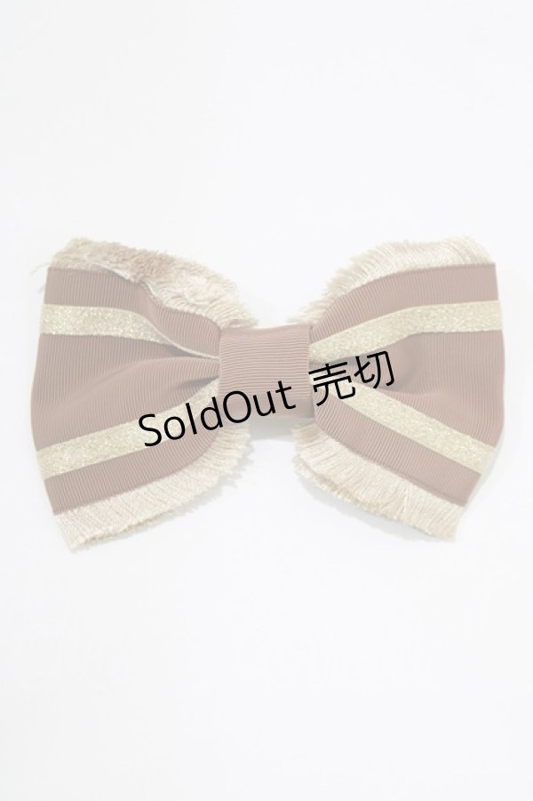 画像2: Angelic Pretty / Royalフリンジバレッタ  ブラウン H-26-01-15-033-AP-AC-NS-ZH (2)