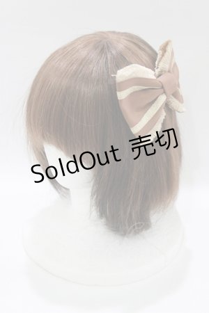 画像: Angelic Pretty / Royalフリンジバレッタ  ブラウン H-26-01-15-034-AP-AC-NS-ZH