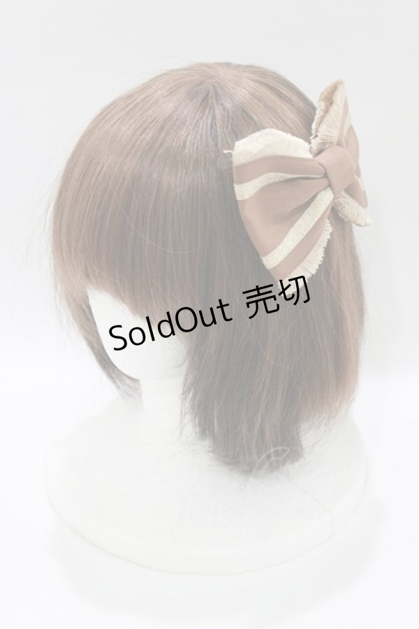 画像1: Angelic Pretty / Royalフリンジバレッタ  ブラウン H-26-01-15-034-AP-AC-NS-ZH (1)