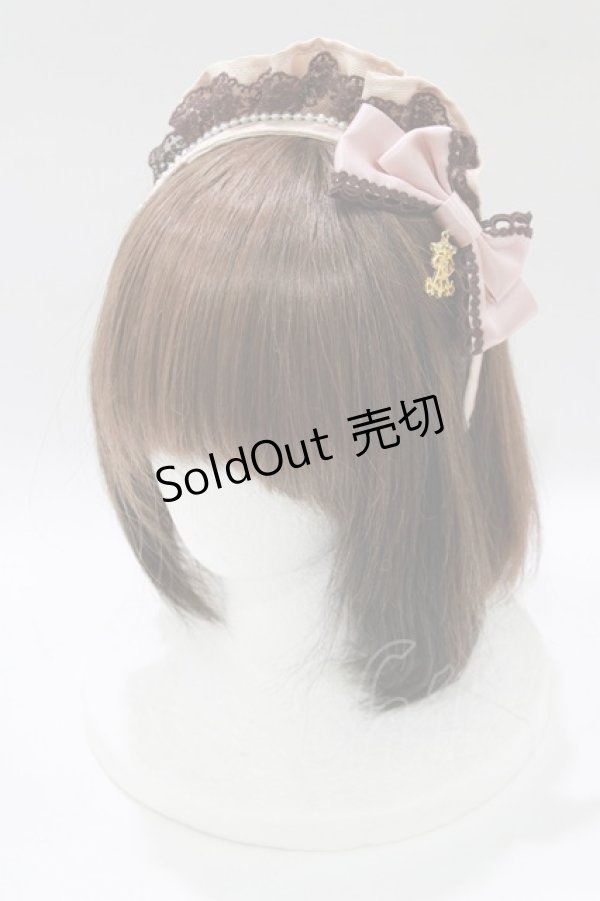 画像1: ALICE and the PIRATES / カフェガールカチューシャ  ピンク H-26-01-15-036-PA-AC-NS-ZH (1)