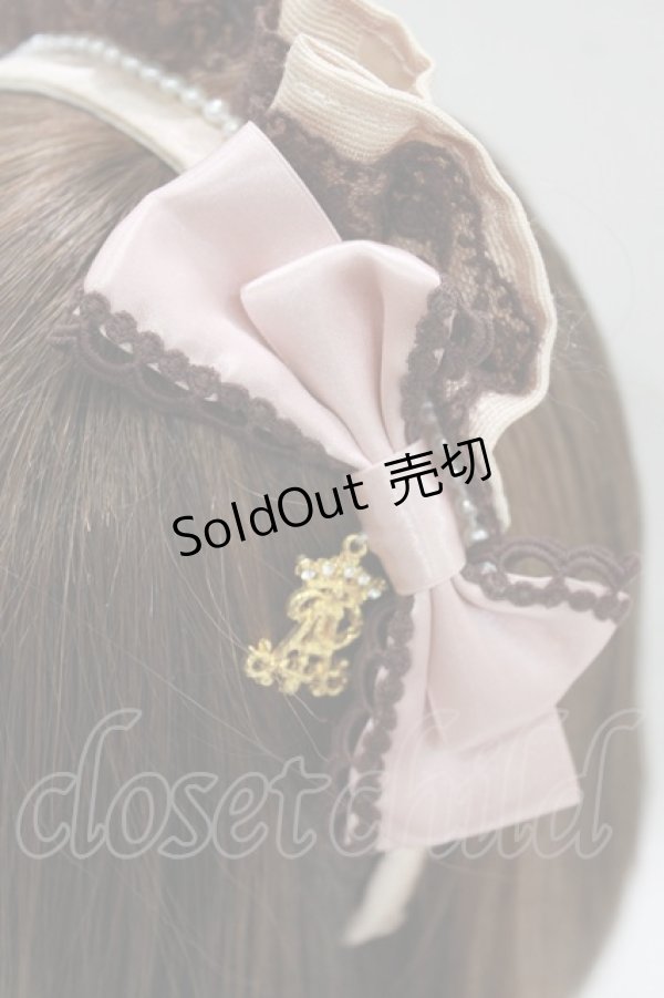 画像2: ALICE and the PIRATES / カフェガールカチューシャ  ピンク H-26-01-15-036-PA-AC-NS-ZH (2)