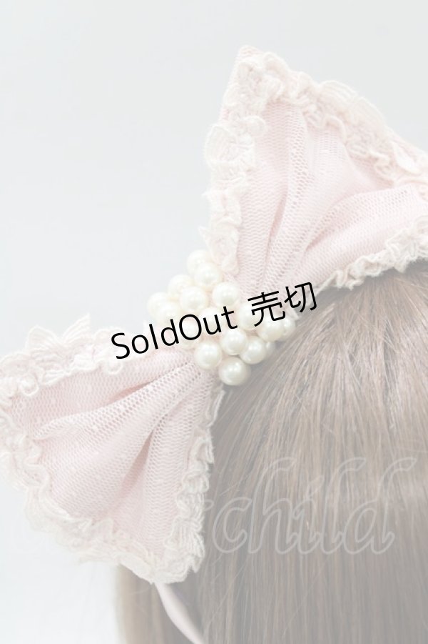 画像2: Angelic Pretty / Pure Ladyカチューシャ  ピンク H-26-01-15-037-AP-AC-NS-ZH (2)