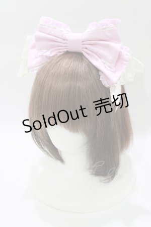 画像: Angelic Pretty / メアリーロマンスDOLLカチューシャ  ピンク H-26-01-15-038-AP-AC-NS-ZH