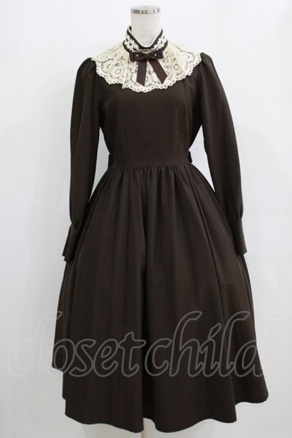 画像1: Innocent World / エデンワンピース M ブラウン H-26-01-16-001-IW-OP-YZ-ZH (1)