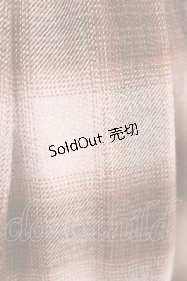 画像4: LIZ LISA / チェックケープワンピース Free ブラウン H-26-01-16-028-LO-OP-NS-ZH (4)