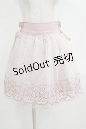 画像: LIZ LISA / バレエ刺繍スカート Free ピンク H-26-01-16-029-LO-SK-NS-ZH